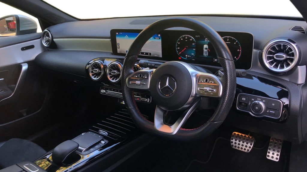 Mercedes-Benz A Class A 200 D Amg Line Premium Silver #3