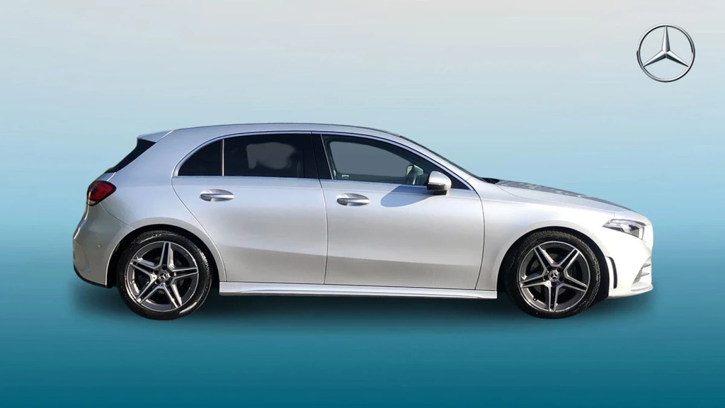 Mercedes-Benz A Class A 200 D Amg Line Premium Silver #4