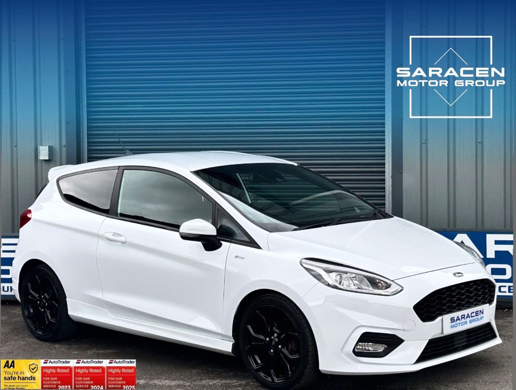 Ford Fiesta St-line Edition T Mhev White