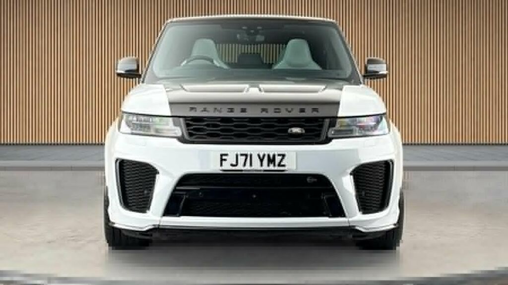 Land Rover Range Rover Sport 5.0 P575 V8 Svr Carbon Edition Suv White #3