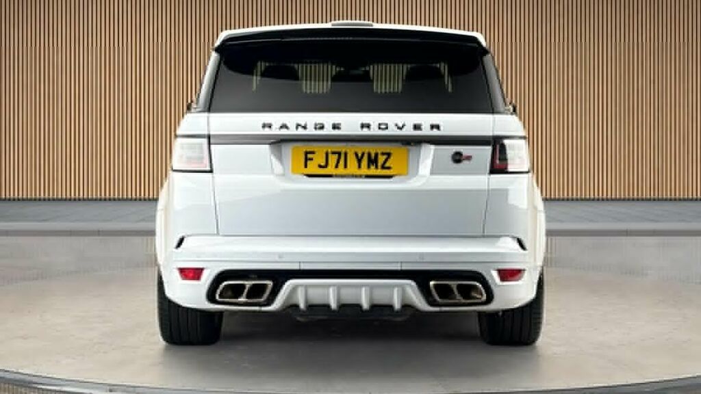 Land Rover Range Rover Sport 5.0 P575 V8 Svr Carbon Edition Suv White #4