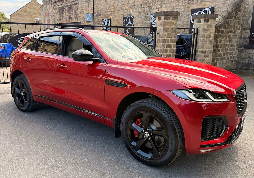 Jaguar F-Pace 2.0 P400e 19.3Kwh R-dynamic Se Black 90Th Annivers Red #4