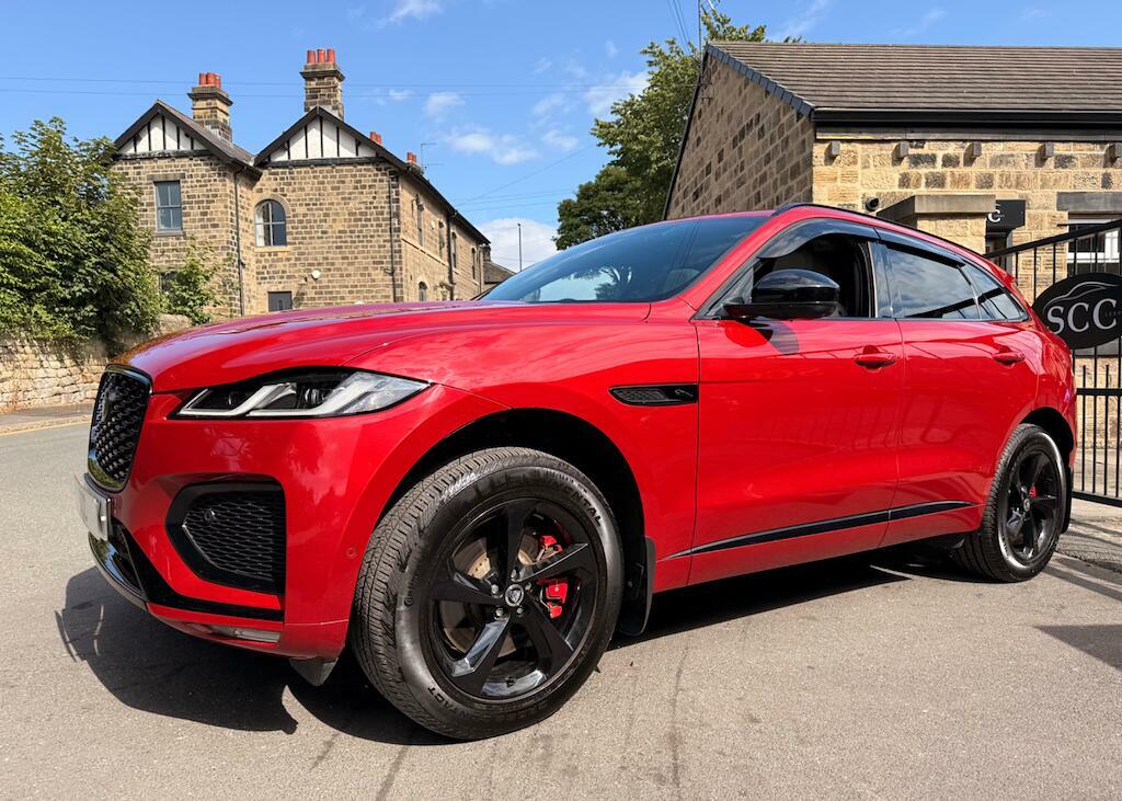 Jaguar F-Pace 2.0 P400e 19.3Kwh R-dynamic Se Black 90Th Annivers Red #6