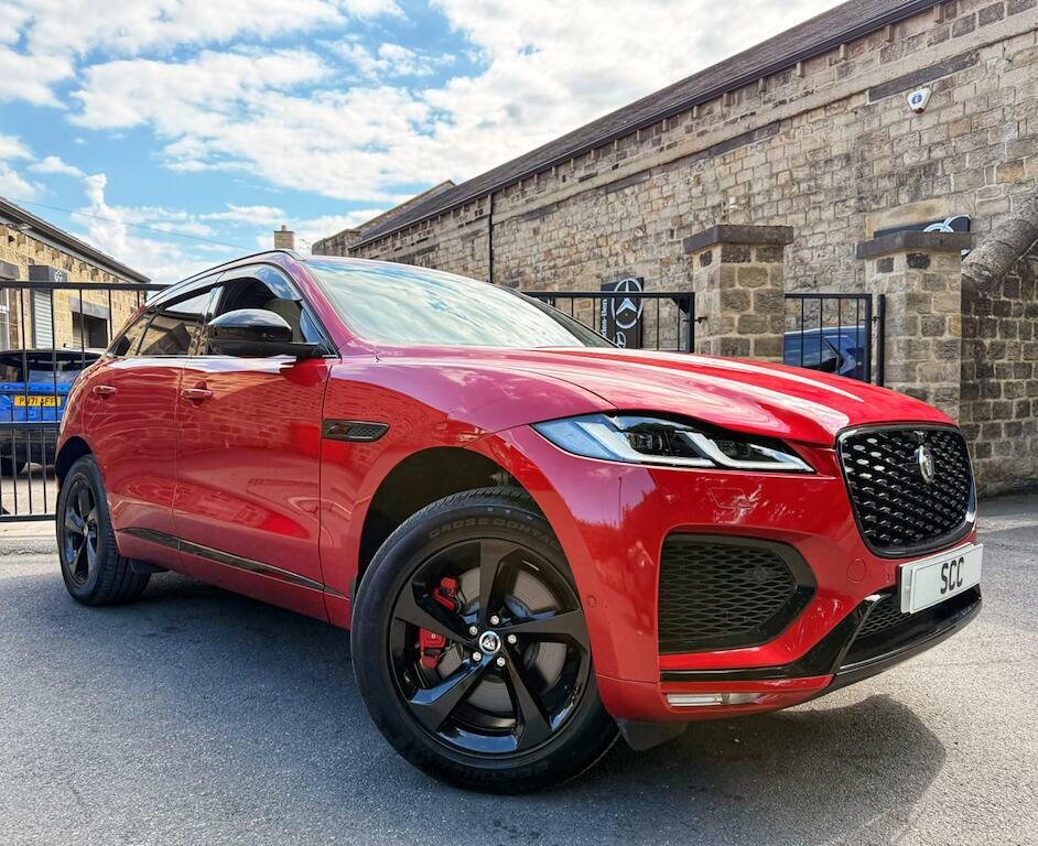 Jaguar F-Pace 2.0 P400e 19.3Kwh R-dynamic Se Black 90Th Annivers Red #3