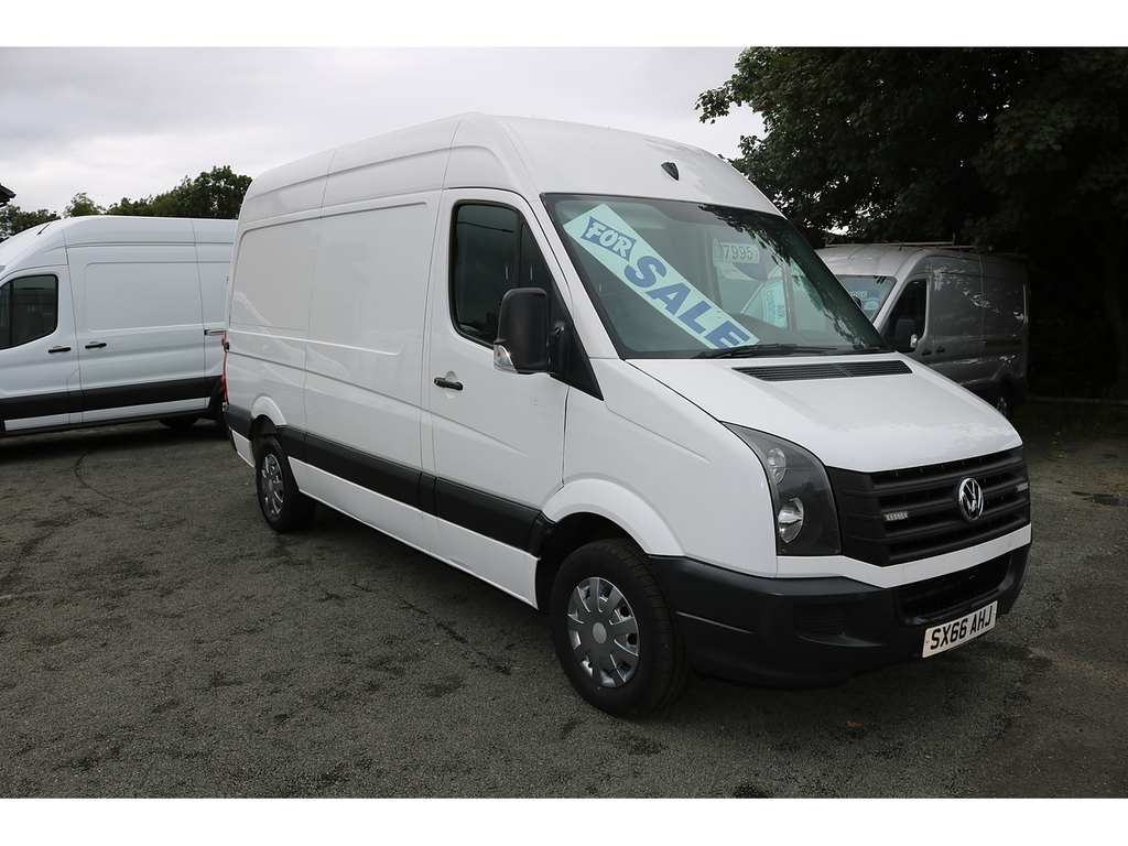 Volkswagen Crafter Panel Van White #1