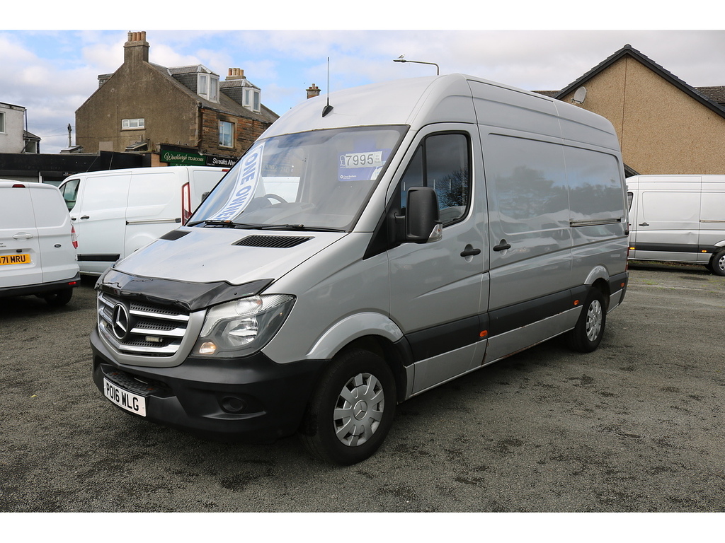 Mercedes-Benz Sprinter Panel Van Yellow #3