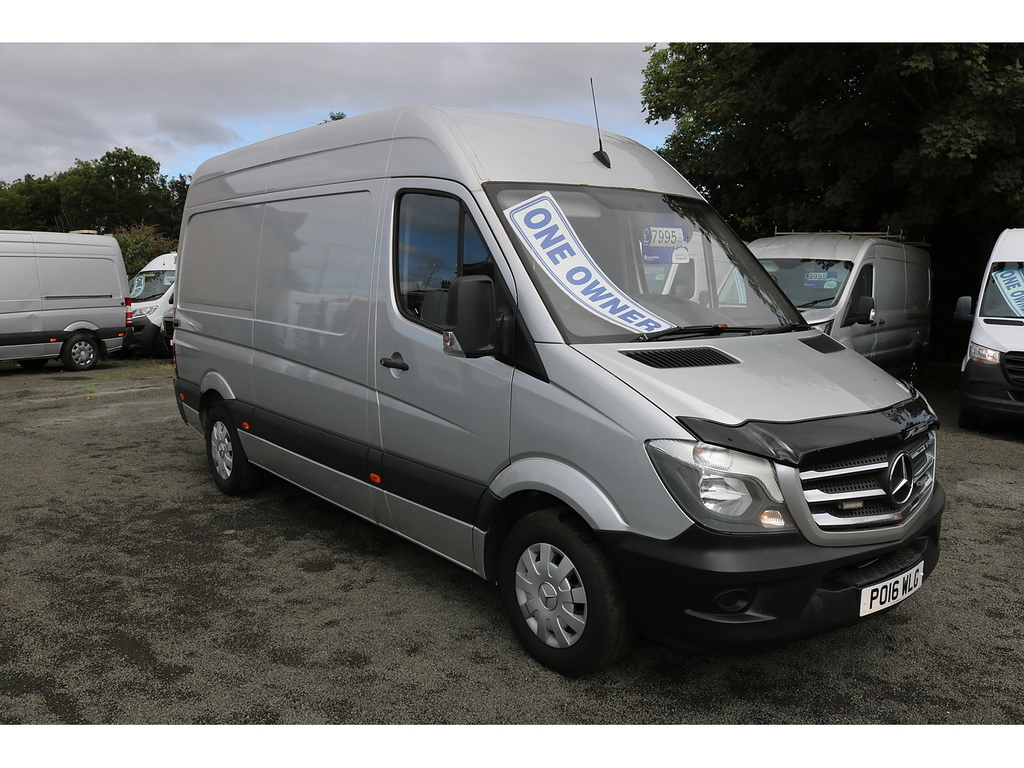 Mercedes-Benz Sprinter Panel Van Yellow #1