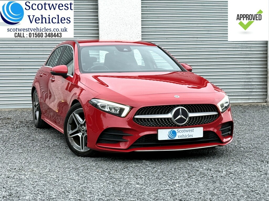 Mercedes-Benz A Class 1.5 A180d Amg Line 2018 Red