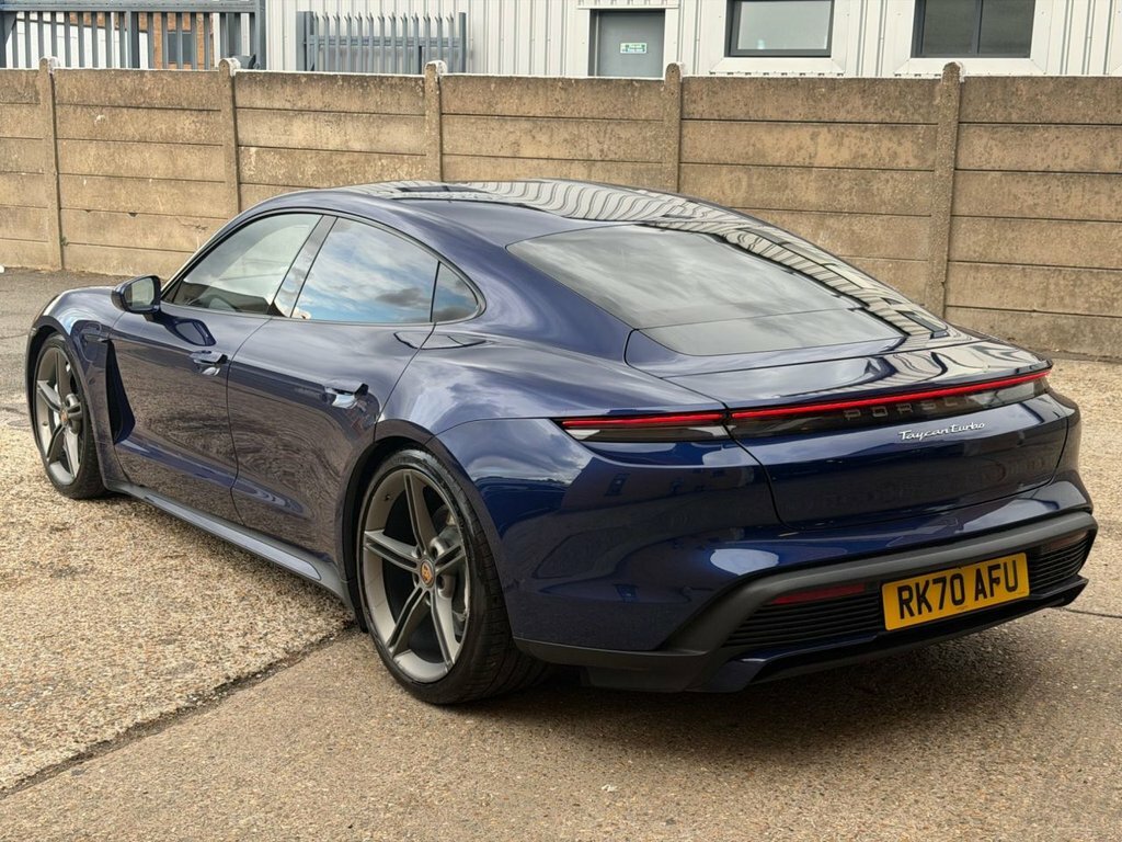 Porsche Taycan Saloon Blue #6