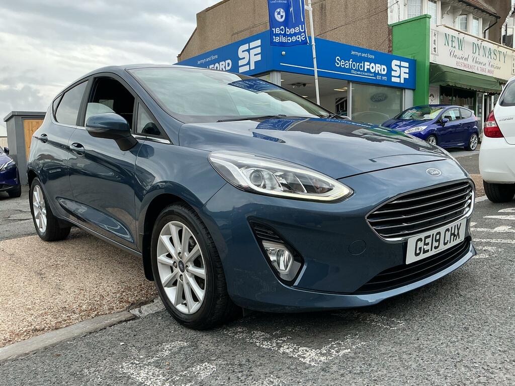 Ford Fiesta 1.0T Ecoboost Gpf Titanium Hatchback Ma Blue