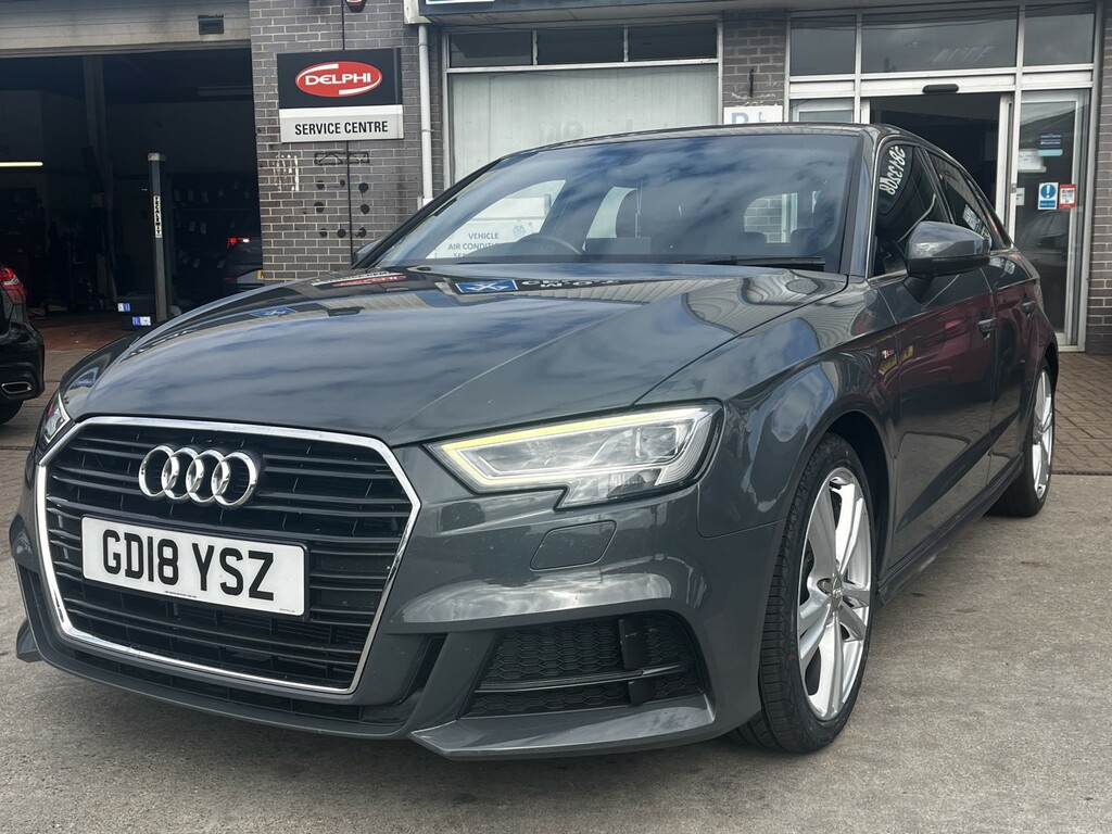 Audi A3 Hatchback 1.5 Tfsi Cod S Line 201818 GD18YSZ Grey #3