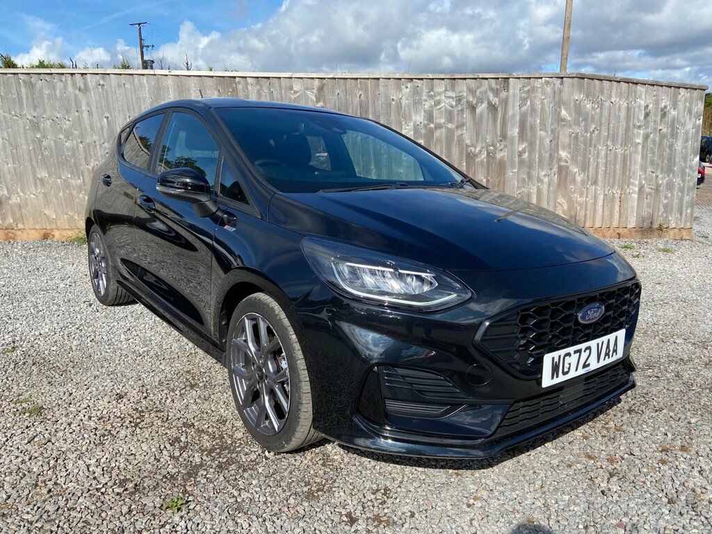 Ford Fiesta 1.0T Ecoboost St-line Hatchback Black #2