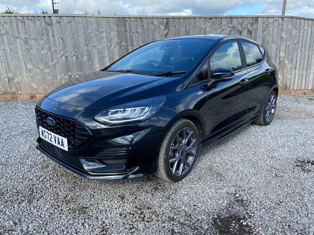 Ford Fiesta 1.0T Ecoboost St-line Hatchback Black #4