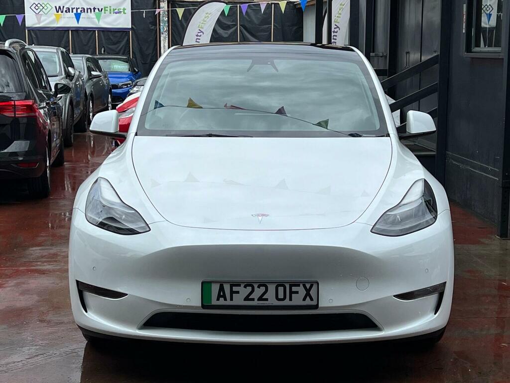 Tesla Model Y Suv White #2