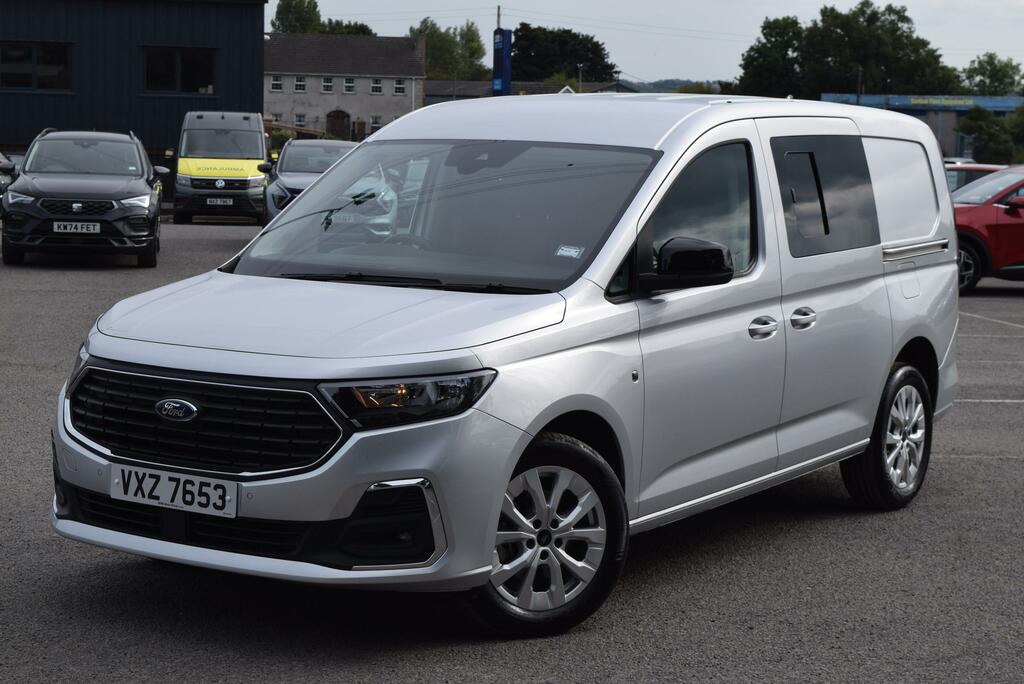 Ford Transit Connect 2.0 230 Ecoblue Limited Panel Van 6Dr Manua VXZ7653 Silver #6