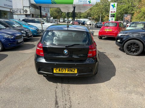 BMW 1 Series 2007 07 118D Black #4