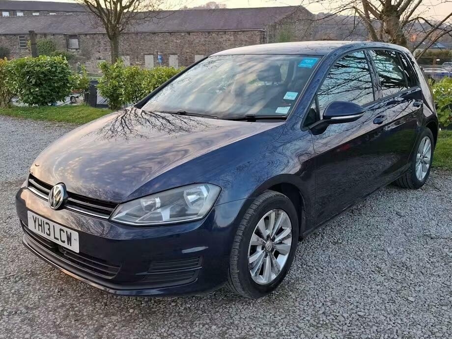 Volkswagen Golf Se YH13LCW Blue #5