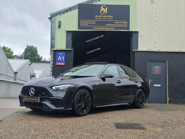 Mercedes-Benz C Class 2023 2.0 C43 Mhev Amg Premium Plus Saloon Pe Black