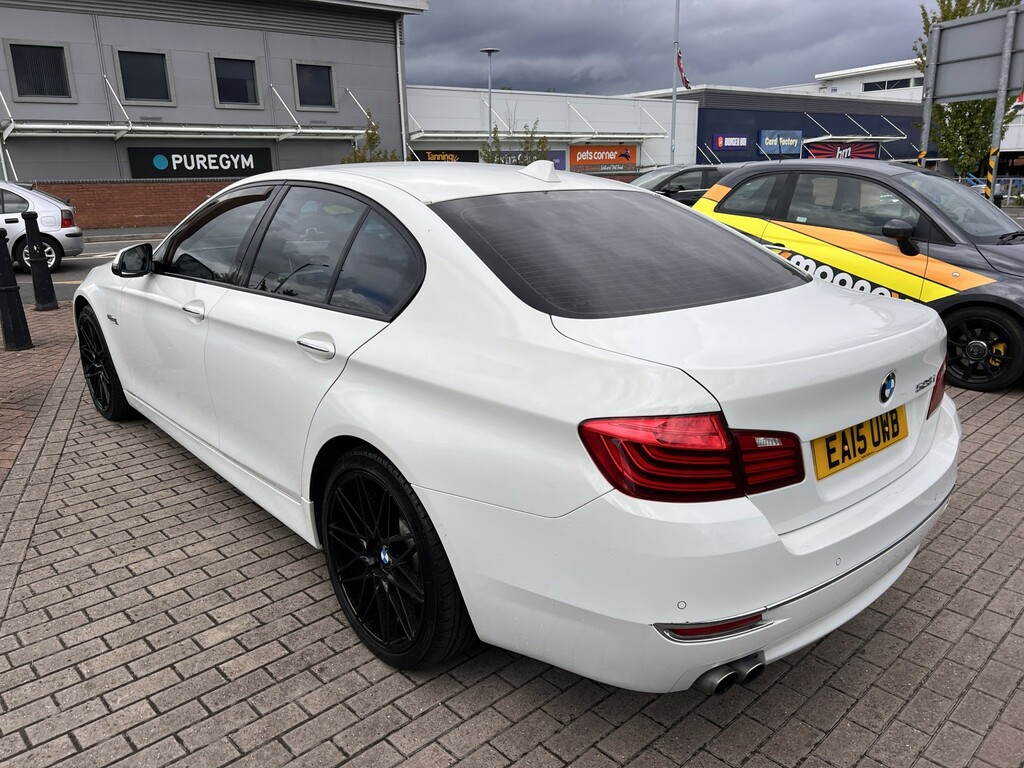 BMW 5 Series Saloon 2.0 528I Luxury Saloon 2015 White #4