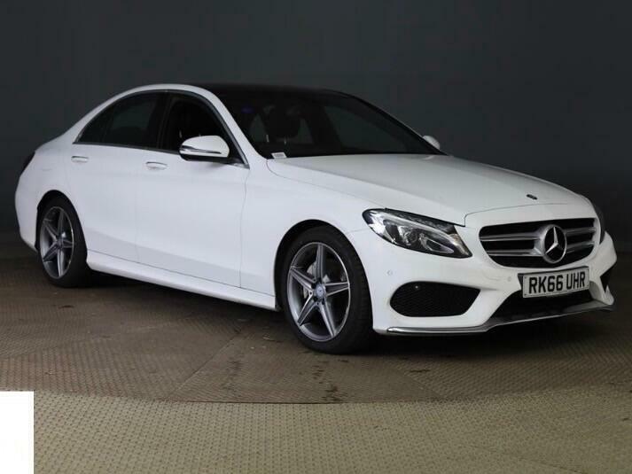 Mercedes-Benz C Class 2.1 C220d Amg Line Premium 7G-tronic Euro 6 S White