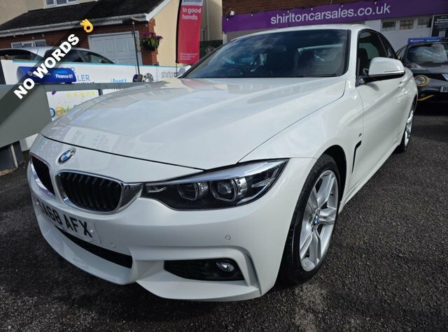 BMW 4 Series 420I Gpf M Sport White