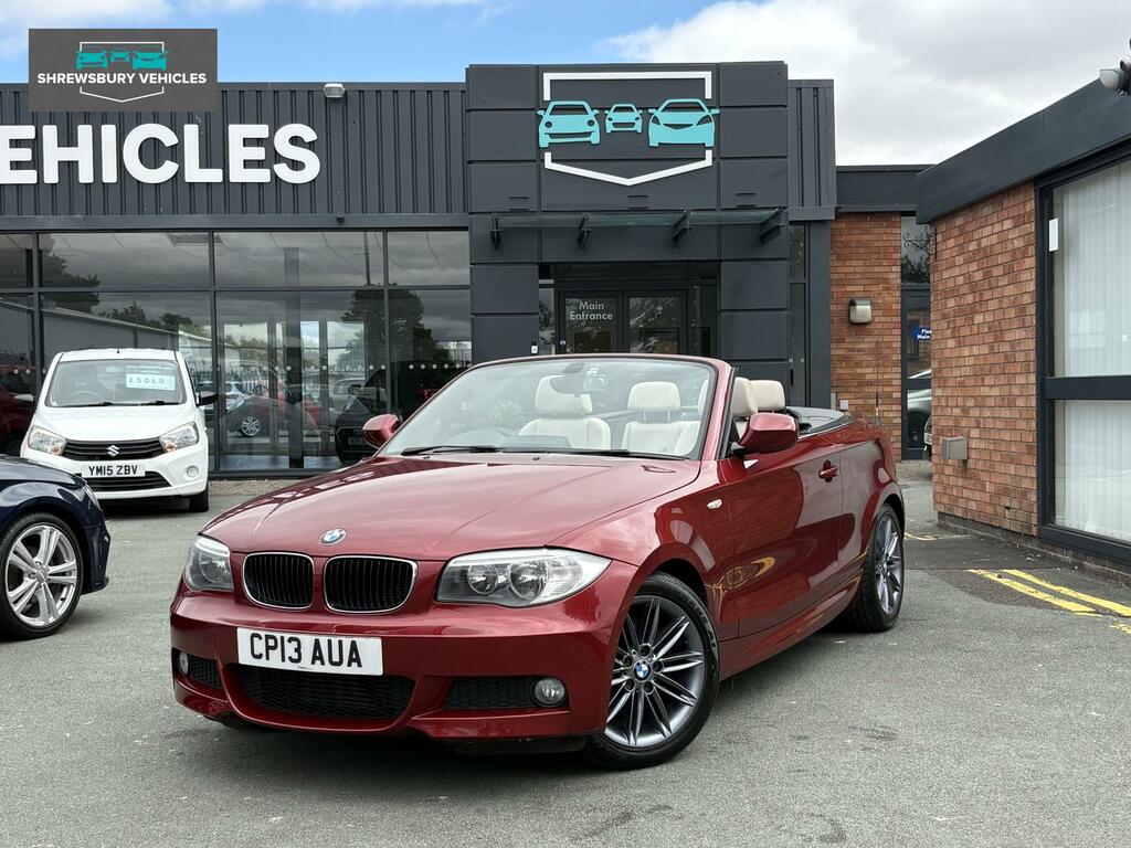 BMW 1 Series 2.0 118D M Sport Convertible Euro Red