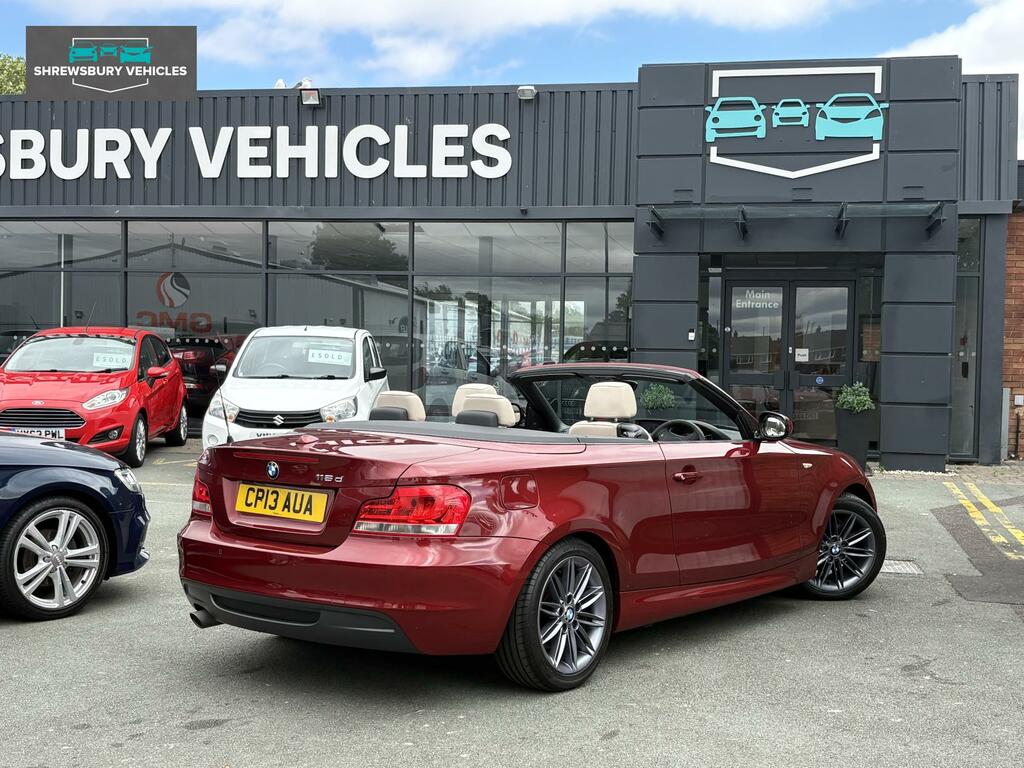 BMW 1 Series 2.0 118D M Sport Convertible Euro Red #2