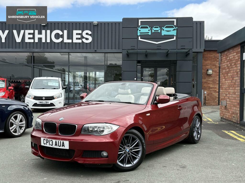 BMW 1 Series 2.0 118D M Sport Convertible Euro Red #3
