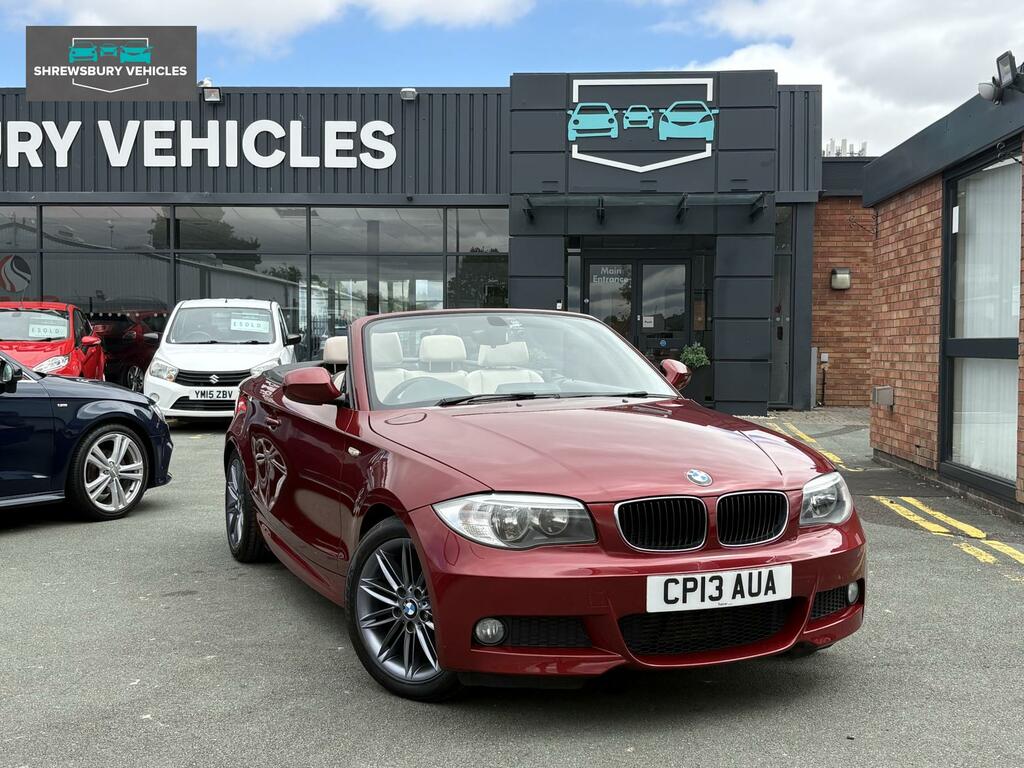 BMW 1 Series 2.0 118D M Sport Convertible Euro Red #5