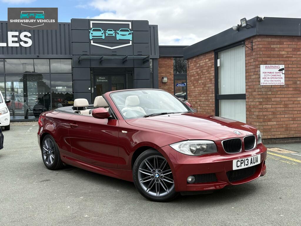 BMW 1 Series 2.0 118D M Sport Convertible Euro Red #6