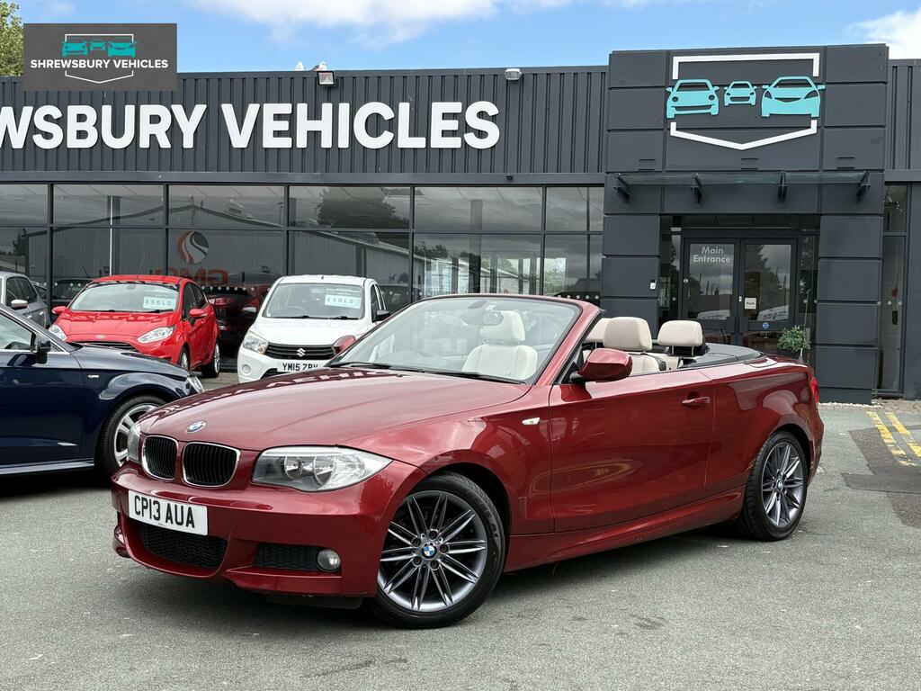 BMW 1 Series 2.0 118D M Sport Convertible Euro Red #4