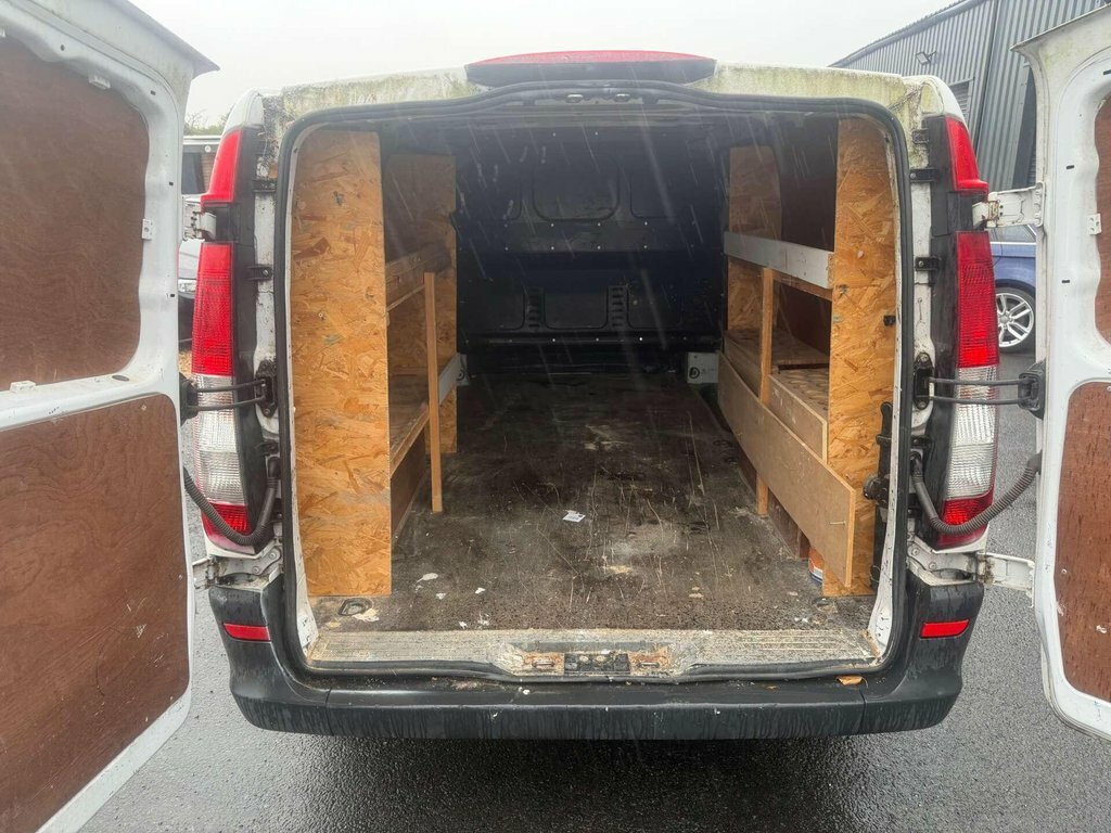 Mercedes-Benz Vito 2.1 109Cdi Dualiner Basic Compact Panel Van Swb White #7