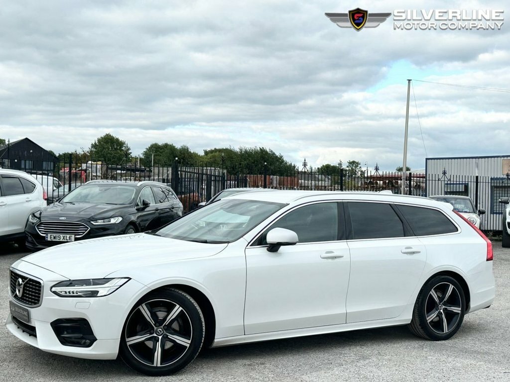 Volvo V90 2L R-design White #4