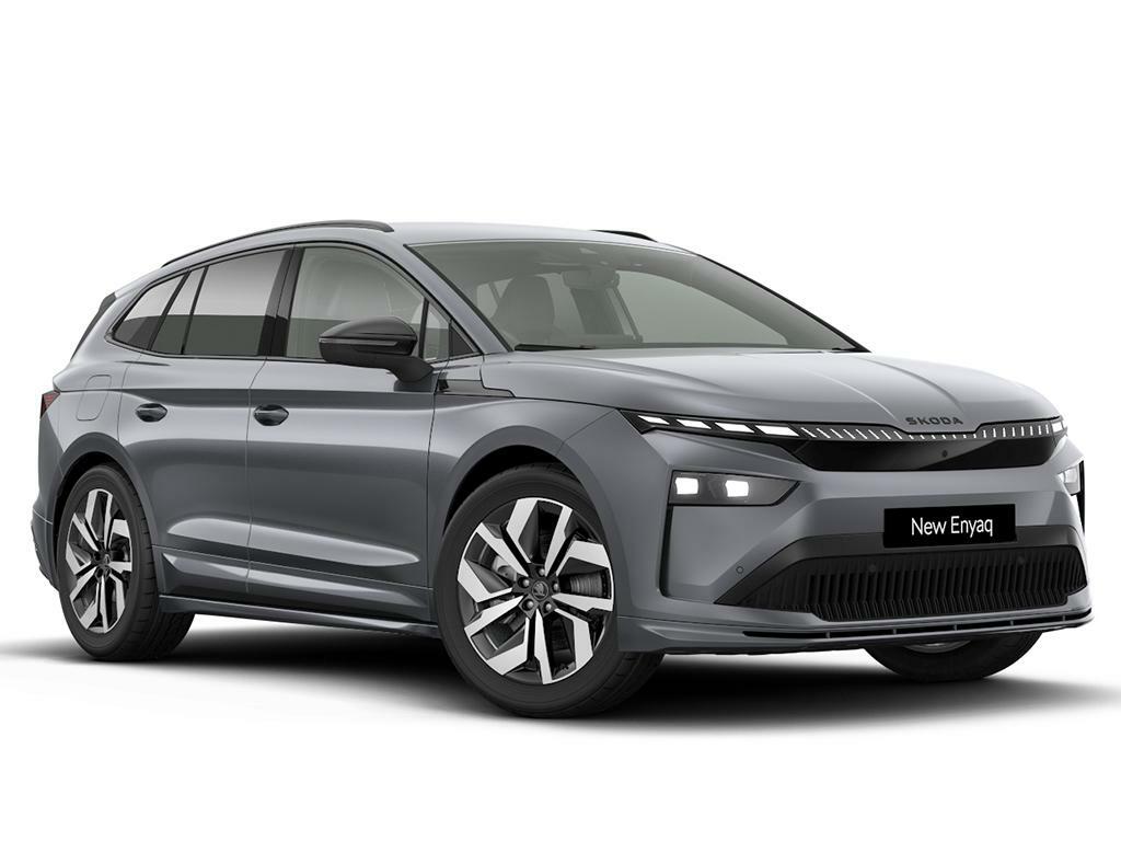 Skoda ENYAQ Enyaq Sportline 85X 82 Kwh 299 Ps Single Speed 4X4 Grey