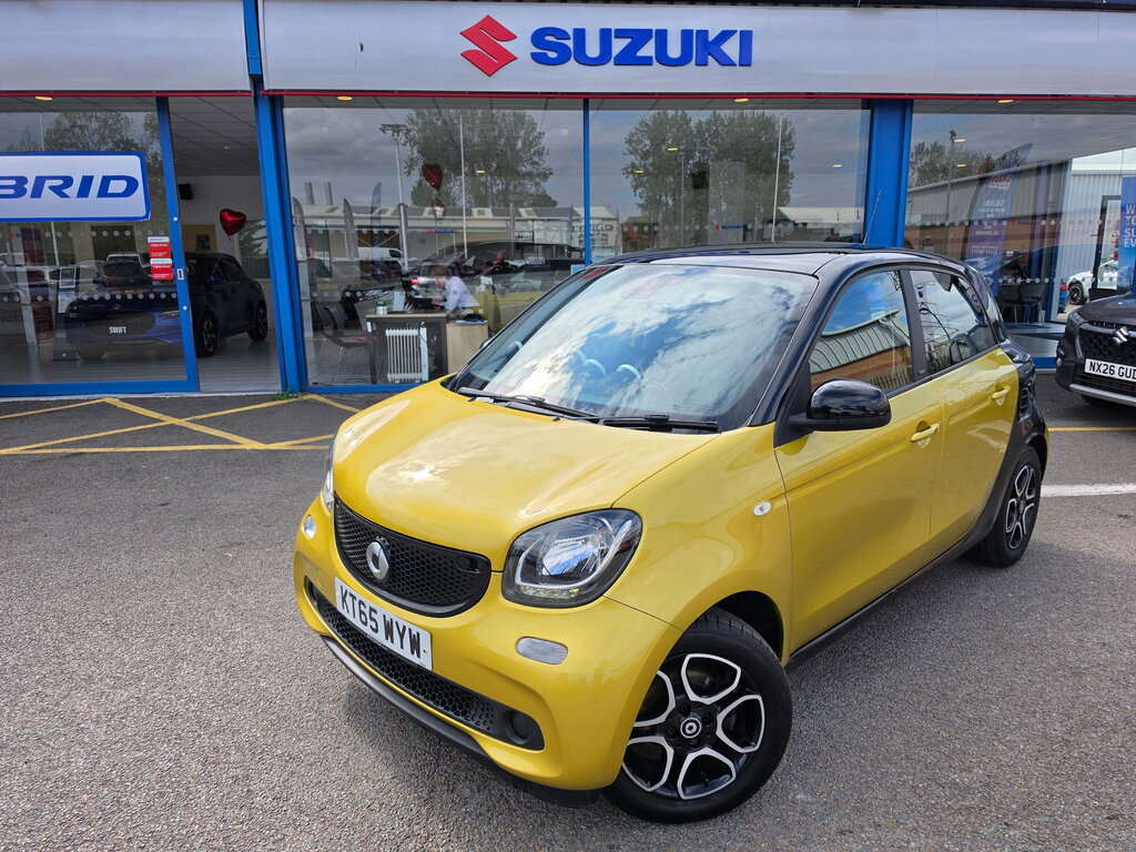 Smart Forfour 0.9T Prime Premium Hatchback E Yellow