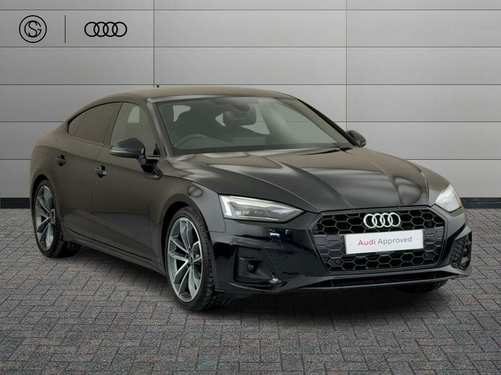 Audi A5 2.0 Tdi 35 S Line Sportback S Tronic Euro 6 Ss Black