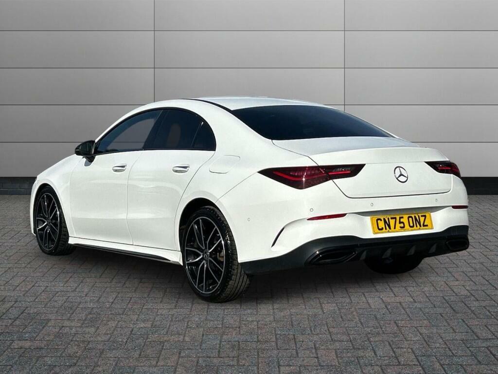 Mercedes-Benz CLA Class 1.3 Cla180h Mhev Amg Line Premium Coupe 7G-dct E White #2