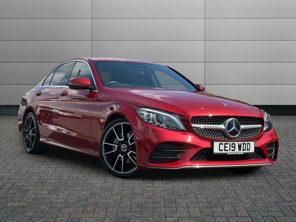 Mercedes-Benz C Class C 200 Amg Line Edition Saloon Red