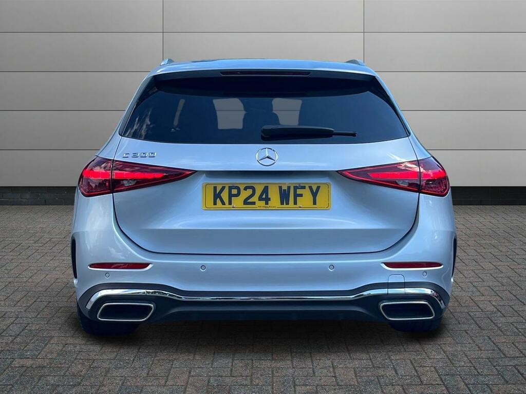 Mercedes-Benz C Class 2.0 C300h Mhev Amg Line Premium Plus G-tronic E Silver #6
