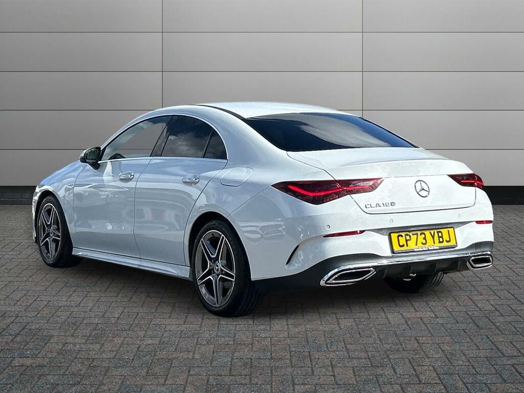 Mercedes-Benz CLA Class 1.3 Cla180h Mhev Amg Line Executive Coupe 7G-dct White #2