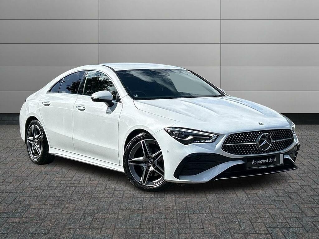 Mercedes-Benz CLA Class 1.3 Cla180h Mhev Amg Line Executive Coupe 7G-dct White