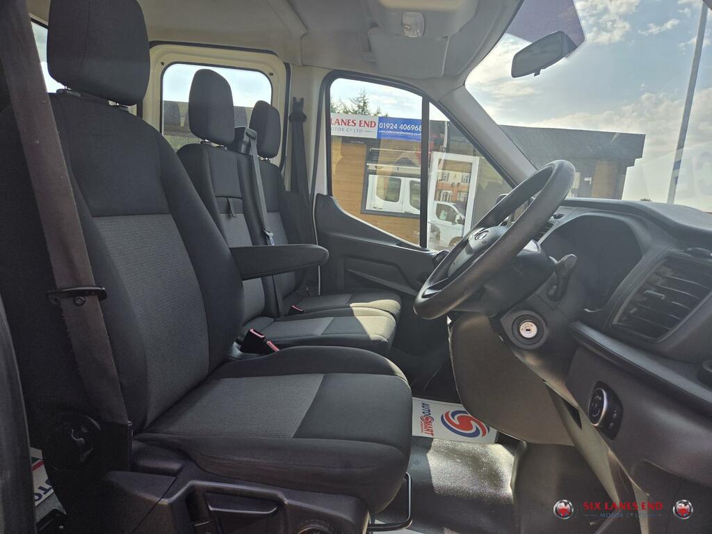 Ford Transit Custom 2.0 350 Ecoblue Leader Tipper Double Cab Diese BT21YLP White #2