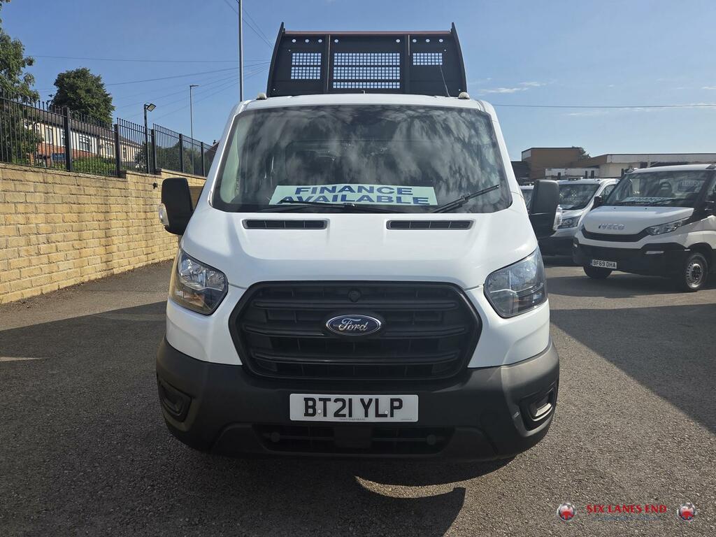 Ford Transit Custom 2.0 350 Ecoblue Leader Tipper Double Cab Diese BT21YLP White #3