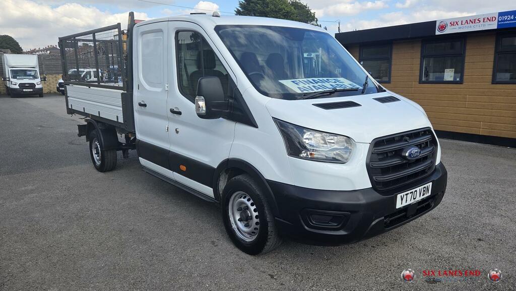 Ford Transit Custom 2.0 350 Ecoblue Leader Tipper Double Cab Diese YT70VBN White
