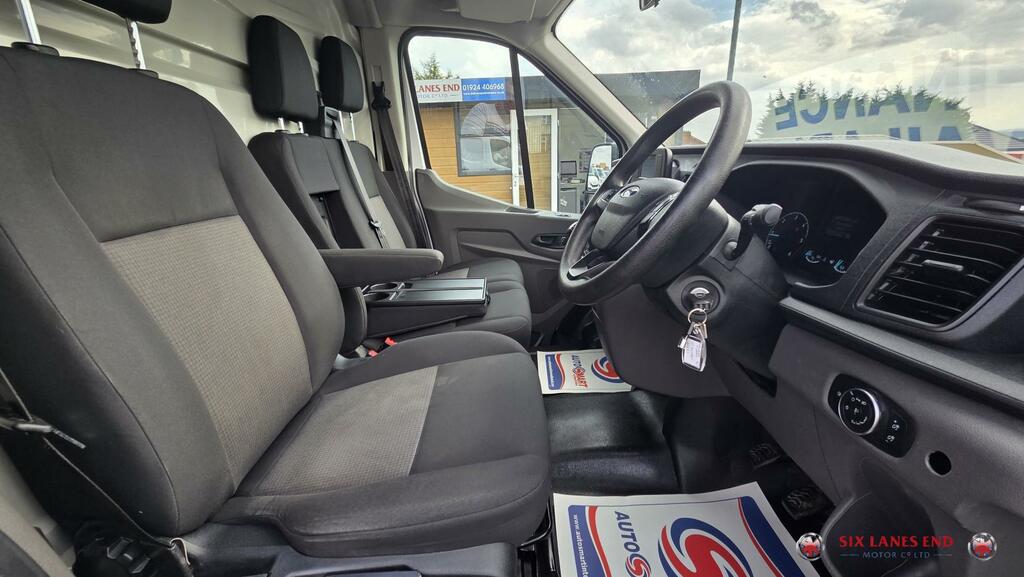 Ford Transit Custom 2.0 350 Ecoblue Leader Tipper Double Cab Diese YT70VBN White #2