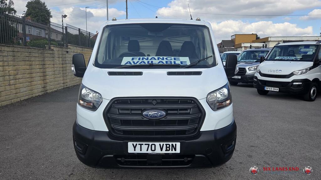 Ford Transit Custom 2.0 350 Ecoblue Leader Tipper Double Cab Diese YT70VBN White #4