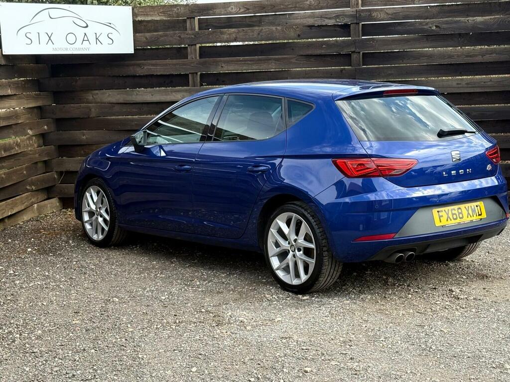 Seat Leon Hatchback 1.4 Tsi Fr Technology Euro 6 Ss FX68XMD Blue #5