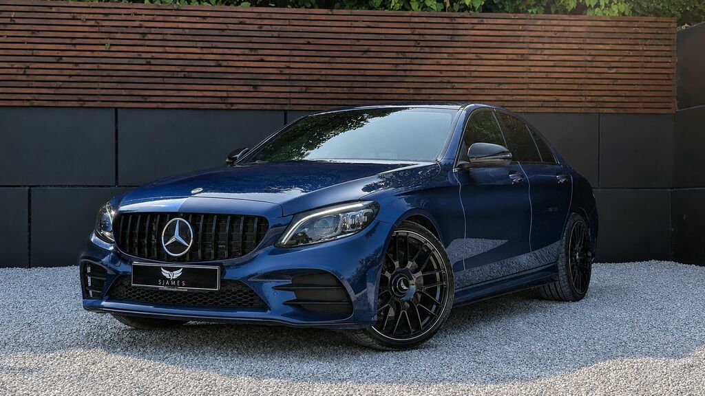Mercedes-Benz C Class 2019 1.5 C200 Mhev Eq Boost Amg Line Premium Sal Blue