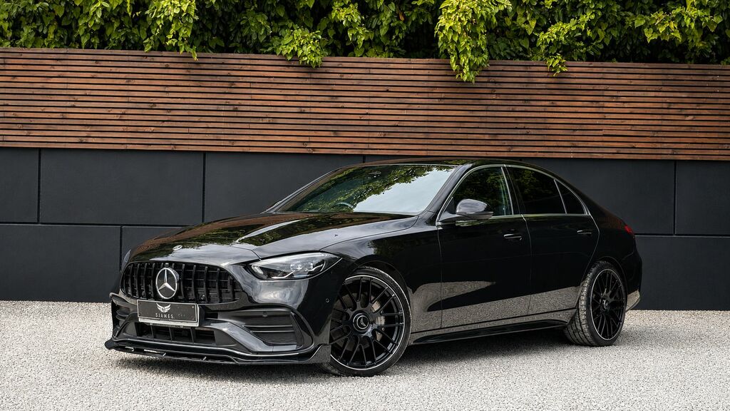 Mercedes-Benz C Class 2023 2.0 C300h Mhev Amg Line Saloon Hyb Black