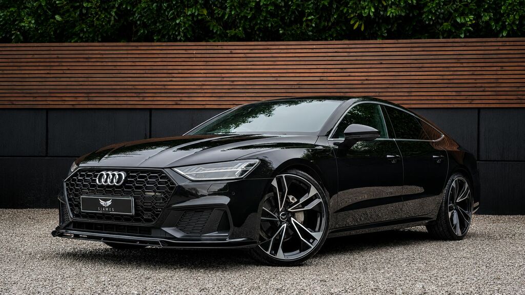 Audi A7 2021 2.0 Tdi 40 S Line Sportback S Tron Black #2